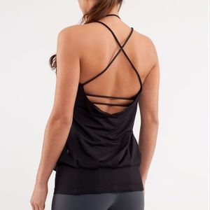 lululemon athletica Black Strappy Tank Top